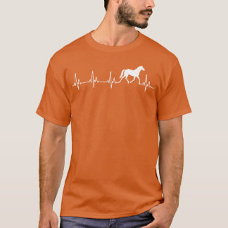Horse Heartbeat Horse Lovers vrienden T-shirt