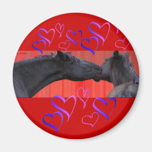 Horse Hearts Magnet