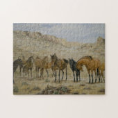 Horse Herd Puzzle Legpuzzel (Horizontaal)