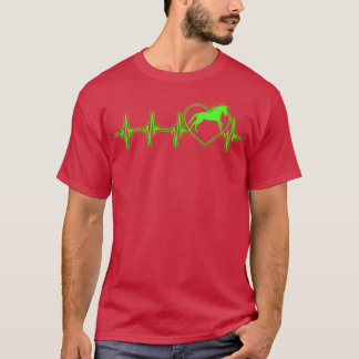 Horse Horses Heartbeat retro T-shirt