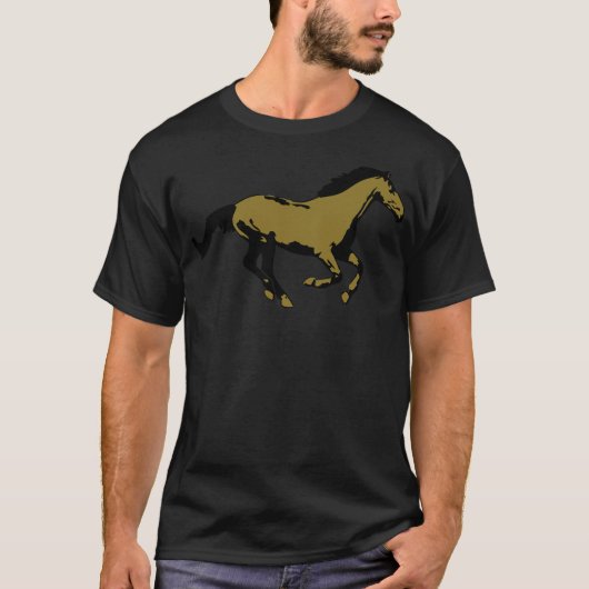 Horse horses western t-shirt (Voorkant)
