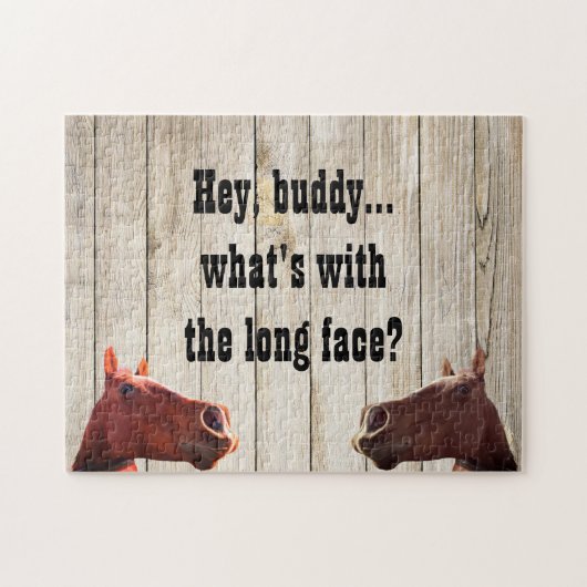 Horse Humor Jigzaag Puzzle Legpuzzel (Horizontaal)