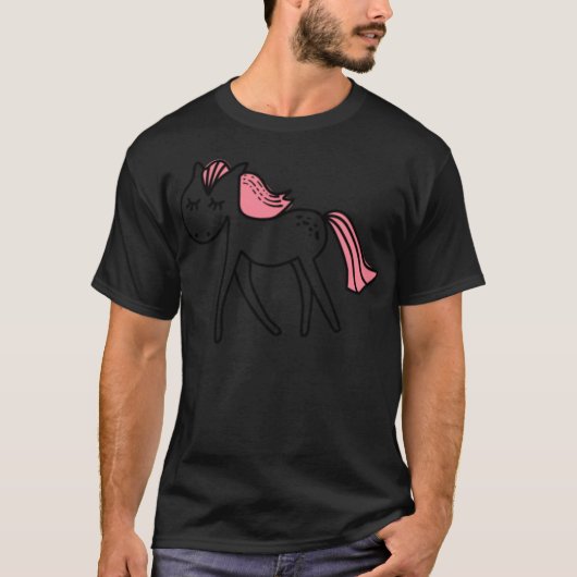 Horse humor kiddinx t-shirt (Voorkant)
