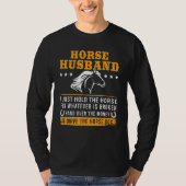 Horse Husband drijft de paardendoos aan T-shirt (Voorkant)