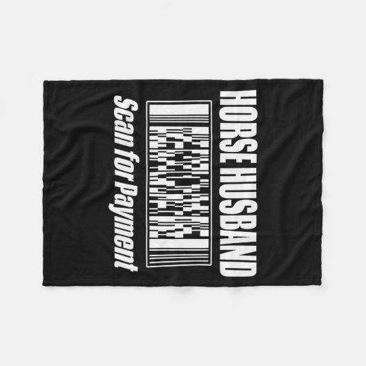 Horse Husband  Fleece Deken (Voorkant (Horizontaal))