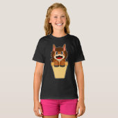 Horse Ice Cream Cone T-shirt (Voorkant volledig)