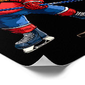 Horse Ice Hockey  Poster (Hoek)