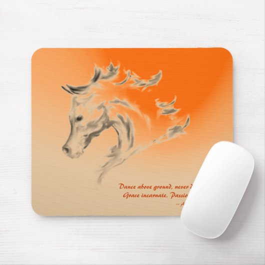 Horse Illustration Mousepad - Danc... - Gepersonal Muismat (Met muis)