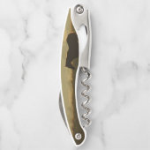 Horse in Sunrise Wine Bottle Opener (Achterkant)