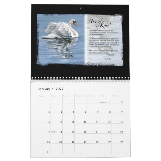 Horse Inspiration Calendar ©Kim McElroy 20.. Kalender (Jan 2027)