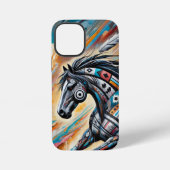 Horse iPhone 12 Mini Stoere Hoesje (Achterkant)