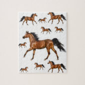 Horse Jigzaag Puzzle Legpuzzel (Verticaal)