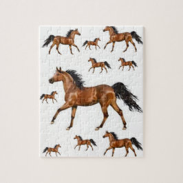 Horse Jigzaag Puzzle Legpuzzel