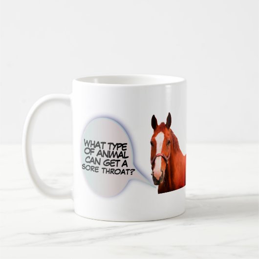 Horse Joke Koffiemok (Links)