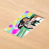 Horse joy acryl uitnodigingen (Laagn)