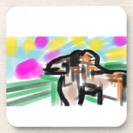 Horse joy bier onderzetter