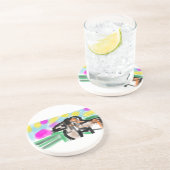 Horse joy zandsteen onderzetter (Zijkant)