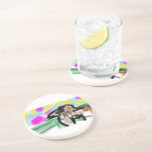 Horse joy zandsteen onderzetter (Zijkant)