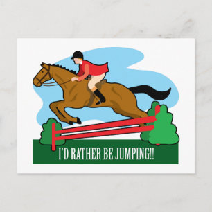 Horse Jump Briefkaart