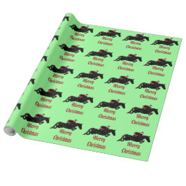 Horse Jumper kerst Cadeaupapier