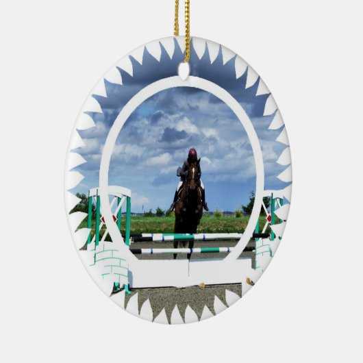 Horse Jumper Ornament (Rechts)