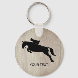 Horse Jumping Dressage Equestrian Sleutelhanger