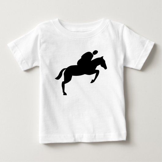 Horse Jumping - zwart (Voorkant)