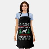 Horse kerstmis grappige mini Horse outfit Schort (Gedragen)