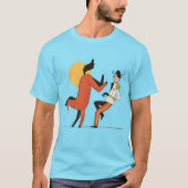 Horse Kicking Jockey T-Shirt (Voorkant)