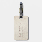 Horse Kisses Bagagelabel (Achterkant verticaal)