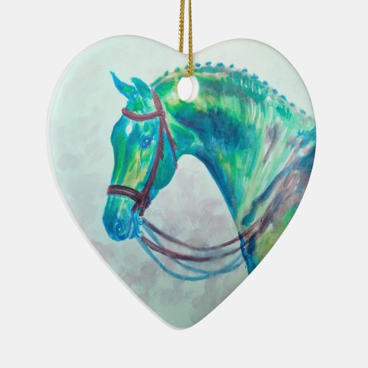 HORSE - KOM DICHTER - DH KERAMISCH ORNAMENT (Rechts)