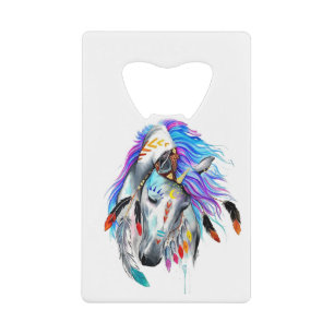 Horse kunst creditkaart flessenopener
