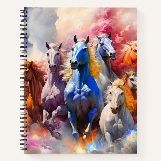 Horse kunst notitieboek (Voorkant)