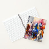 Horse kunst notitieboek (Binnen)