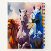 Horse kunst notitieboek (Achterkant)