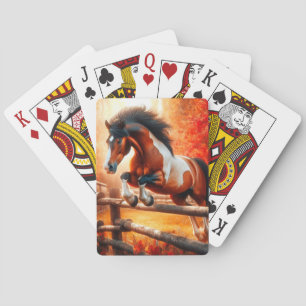 Horse kunst pokerkaarten