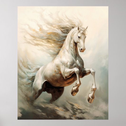 Horse kunst poster (Voorkant)