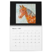 Horse kunstkalender kalender (Feb 2027)
