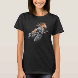 Horse Lady motorfiets T-shirt