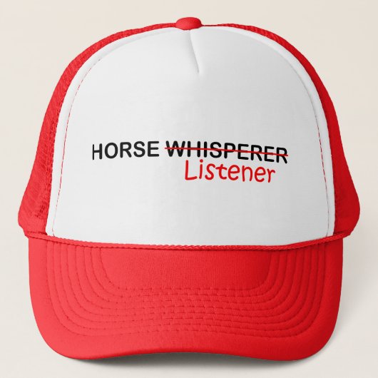 Horse Listener Trucker Pet (Voorkant)