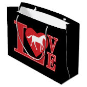 Horse Lobve Groot Cadeauzakje (Achterkant Gekanteld)
