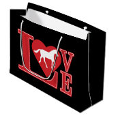 Horse Lobve Groot Cadeauzakje (Voorkant Gekanteld)