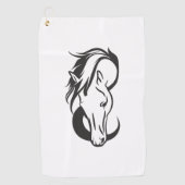 Horse Logo Golfhanddoek (Voorkant)