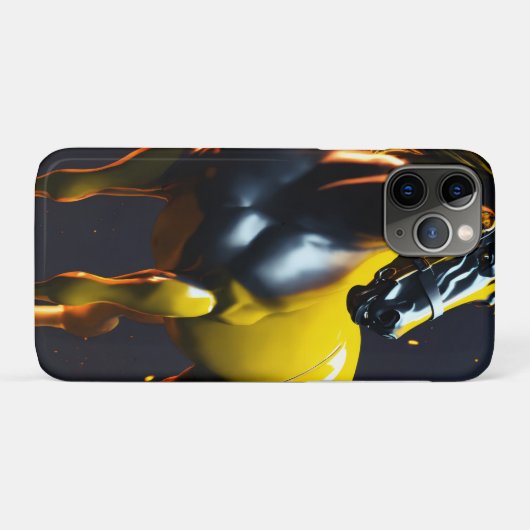 Horse Logo iPhone 11 Barely There Case (Achterkant (horizontaal))