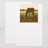 Horse Love Briefpapier (Voorkant / Achterkant)