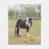 Horse love fleece deken (Voorkant)
