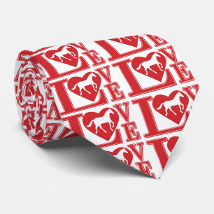 Horse Love Hearts Stropdas