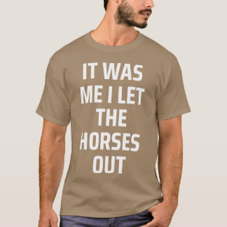 Horse Love Horses vader Boerderij Paardensport vad T-shirt