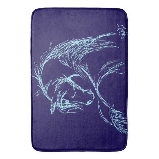 Horse Lover Badmat (Voorkant Verticaal)