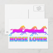 Horse Lover Briefkaart (Voorkant / Achterkant)